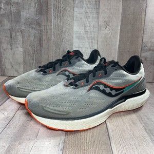 Saucony Triumph 19 Men's Running Shoes Sneakers Gray Size 12.5 S20678-20